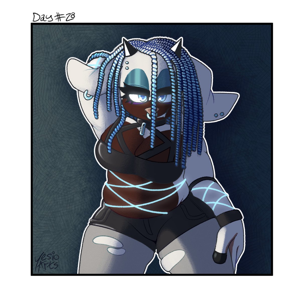 YesioArts's tweet photo. LanOctober Day 28 !!
Ok but what if she was a rave typa gal

Prompts by UnknownSpy / Inkhandprint
#LanolinTheSheep #LanOctober #Sonicfanart https://t.co/dRaPeI8sxO