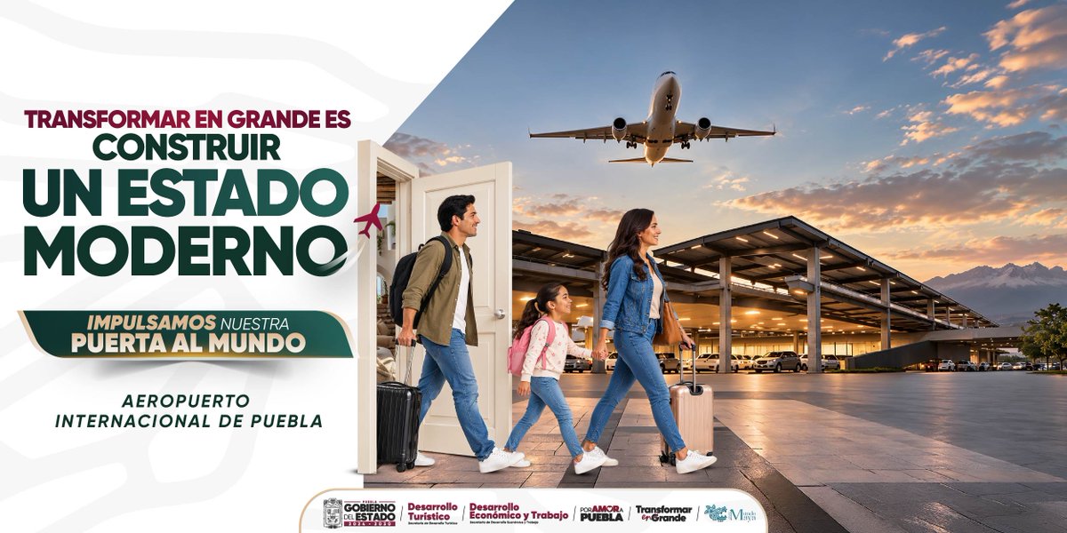 MxExilio's tweet photo. 🛫 Impulsamos nuestra puerta al #Mundo 🌎

🫶 #TransformarEnGrande es construir un #Estado moderno.

#PorAmorAPuebla  
@Gob_Puebla https://t.co/UkH5NaxPzF