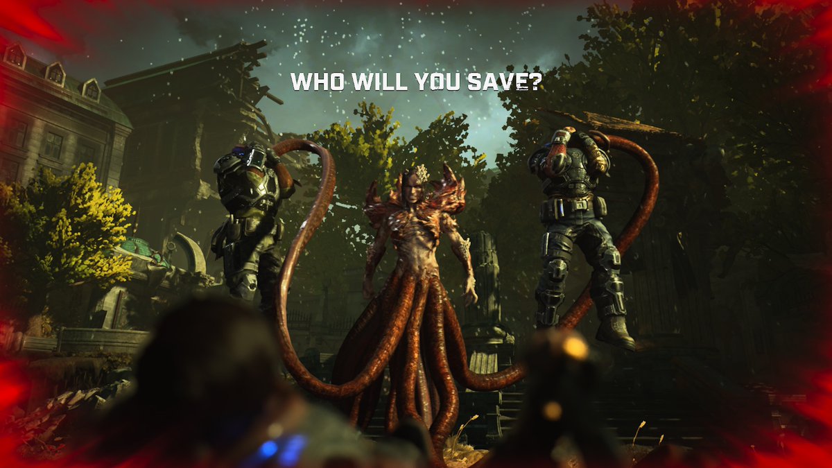 DanteSolus's tweet photo. My thoughts on my #GearsOfWar Marathon 

DAY 5
Gears 5 - (2019) XBOX ONE 

Man, I thought this was a Series X/S title, but nope... previous gen. Holy shit...

You can tell by my completion time that this game is longer, but it also looks so insanely fucking beautiful that I took around 80 screenshots and kept walking around just to see how good this game looks.

And it's a 2019 game. Yes, that was 7 years ago...

I can't believe this, man. There is no way they can improve on this.

(Then I played E-Day... Like, what is going on, bro? There is no way they can improve on THAT, right?? Right...?) 

Anyway, where was I?

Gears 5 has by far the best gameplay so far. 
(E-Day coming tomorrow.)

It didn't reach the emotional highs of the OG trilogy, but visually and gameplay wise, this game was one of my favourites to play.

The fact that after I finished my marathon and played through every game, Gears 5 was the one I immediately started playing again says a lot.

I really appreciate the devs trying to do something fresh with this game.

The skiff sections, optional side content and bigger open areas were all great additions. I'm especially grateful that they made most of it optional instead of forcing it on the player to progress through the main story.

I still prefer the previous games when it comes to pacing, but that doesn't mean I didn't like this. It was great.

And that moment when you had to choose between JD and Del? GENIUS! 

It was the hardest decision I've ever had to make in a game.
Who did you save?

Oh, and Del, right? Yeah, bro. I love that guy.
So supportive, morally right, has a great heart, always there for you and just an all around great character. The older brother I always wanted. He reminds me of Dom.
Maybe that's why I like Del so much too. 

#GearsOfWar | #XBOX | #GearsMarathon