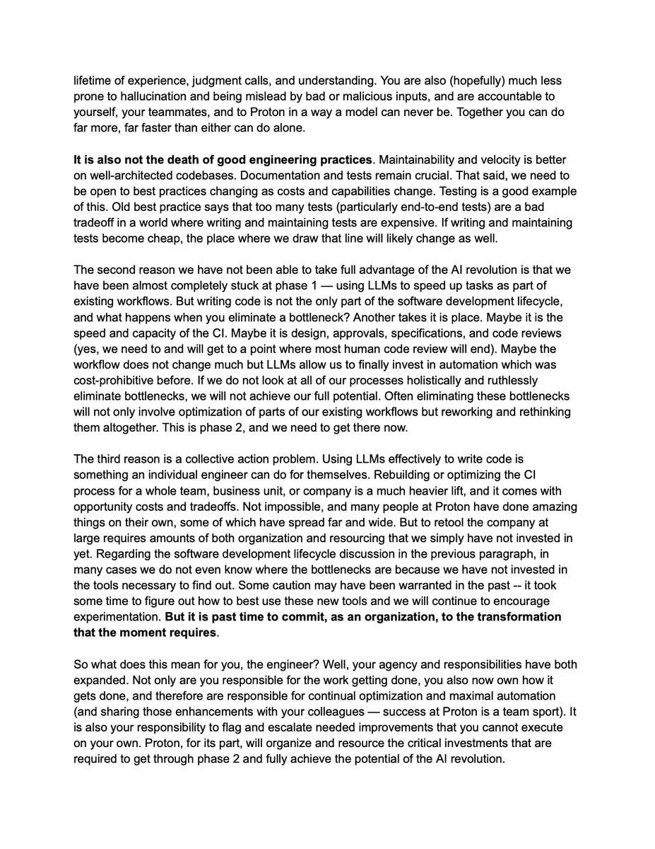 josephfcox's tweet photo. Here is Proton CTO's AI manifesto, that I obtained multiple copies of https://t.co/6o7G2teu9A https://t.co/d92L1kv8AU