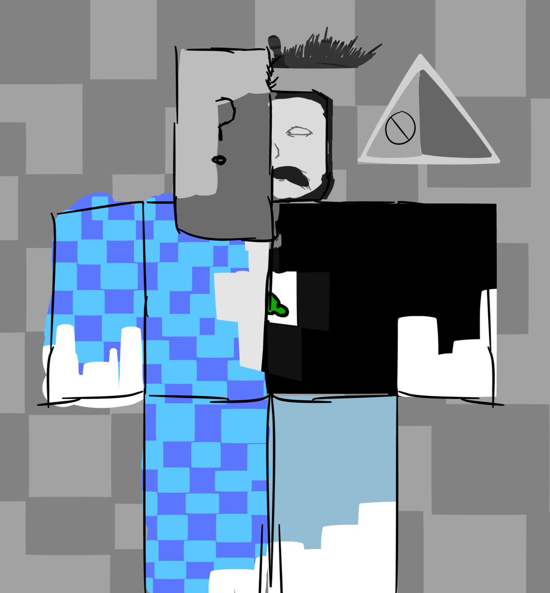 Glewskky's tweet photo. @bfdi67gang @Mrclockv1 I liked this concept enough to draw it ig https://t.co/6gwBSboWrW