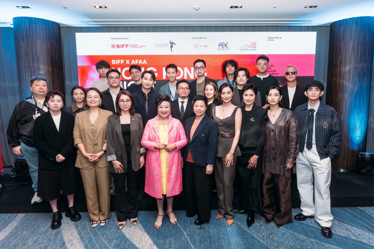 TATHK_USA's tweet photo. Hong Kong Cinema @ BUSAN 2026, held on Oct 10-13 at ACFM in #Busan, South Korea, concluded successfully. The campaign highlighted #HongKong’s role as an int’l hub for East-meets-West cultural and #artistic exchange. Press release: https://t.co/ZJ4PsqptBb https://t.co/yRslpDmvaq