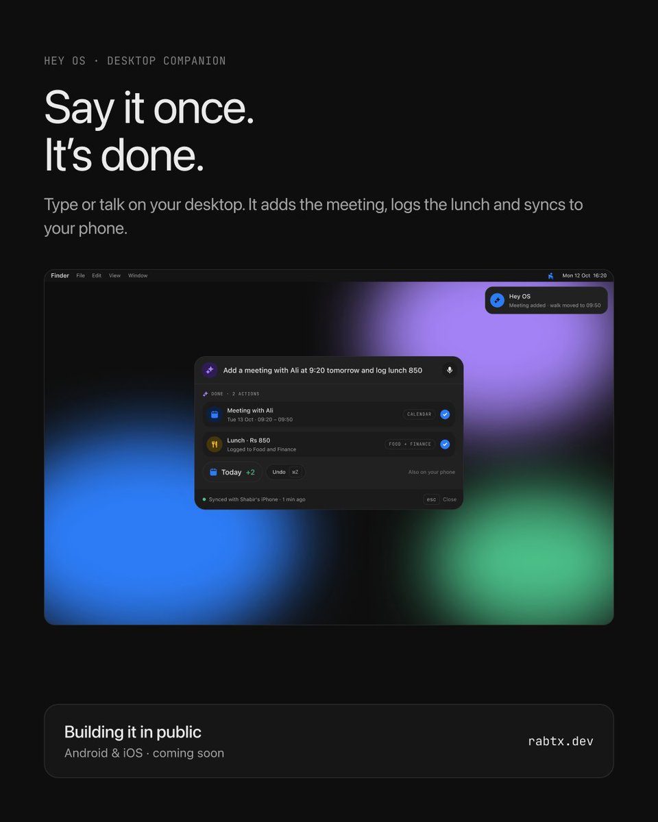 iam_shabirkhan's tweet photo. Building Personal OS in public.
Workouts, money, food, skincare and style in one app.
Pick a module and Home rebuilds itself around it.
Code is open: https://t.co/dvcxGWc4Jm
#buildinpublic #indiedev https://t.co/j4BiPZ9Xyr