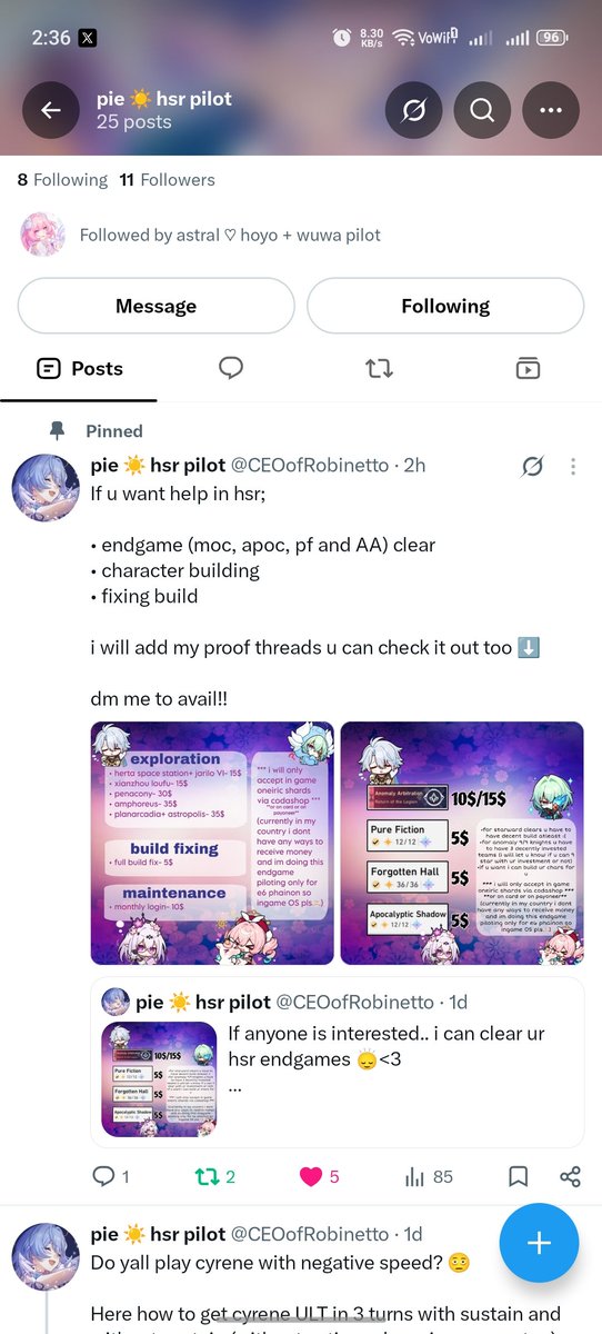 MyNameIsEla_'s tweet photo. @Astral_Pilots @CEOofRobinetto Done. Hope you get lots of clients soon. https://t.co/sREK0WpvZp