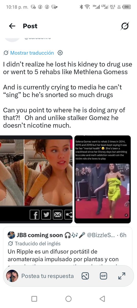 Hailey2689999's tweet photo. @souvenirtities Selena the queen vaping and drugs https://t.co/ZJw56msX0P