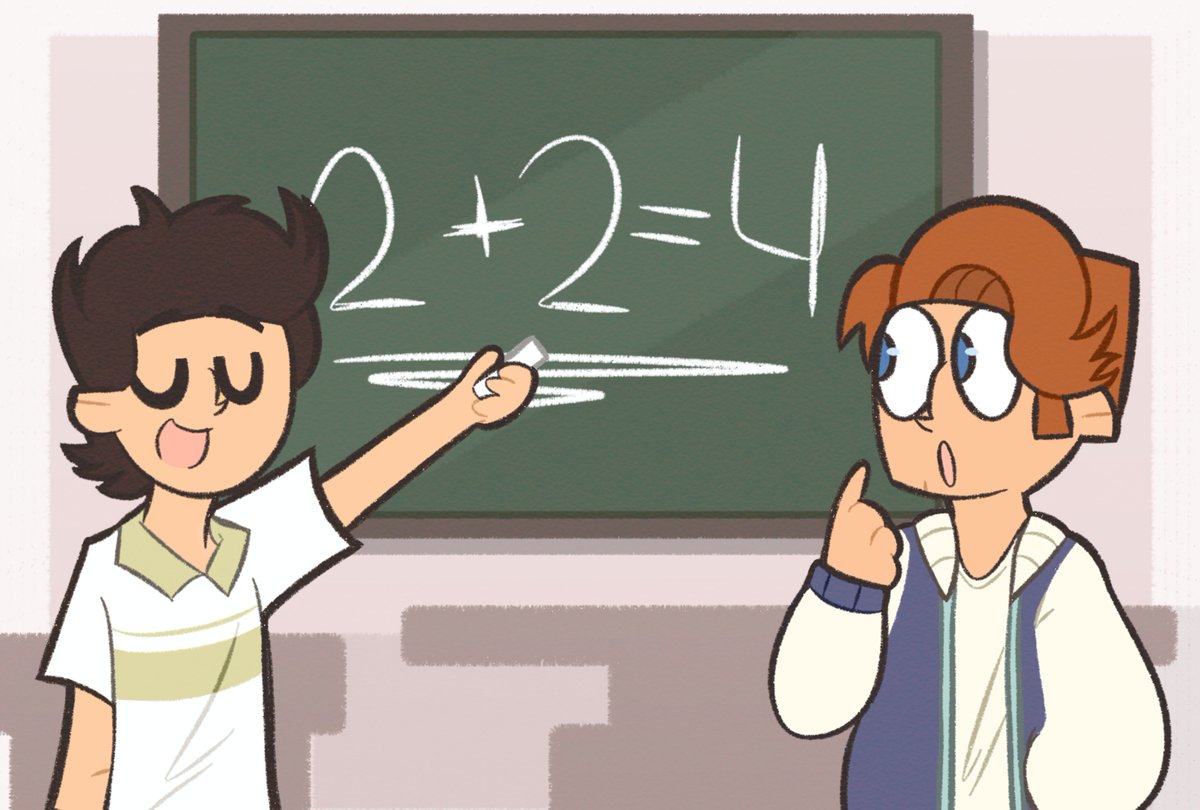 abyssellee's tweet photo. Dia 1 : AU Infancia
Spencer enseñándole matemáticas a Logan es demasiado lindo 🫶🏻🥹
#MathleteWeek2026
Comm 🎨 | @ FondMyMind
#mathlete #dctwt https://t.co/8McRHMuDTZ