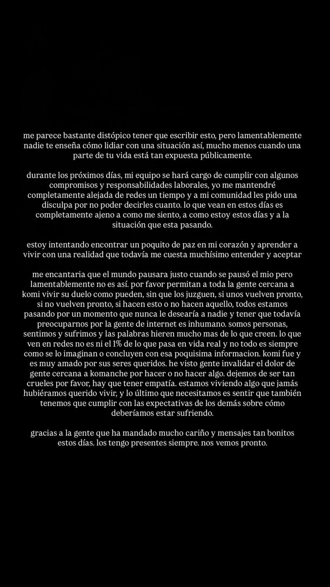 InfoRiversgg's tweet photo. 📢|| Rivers vía instagram stories 🤍🫂 https://t.co/RwLJI1fbEW