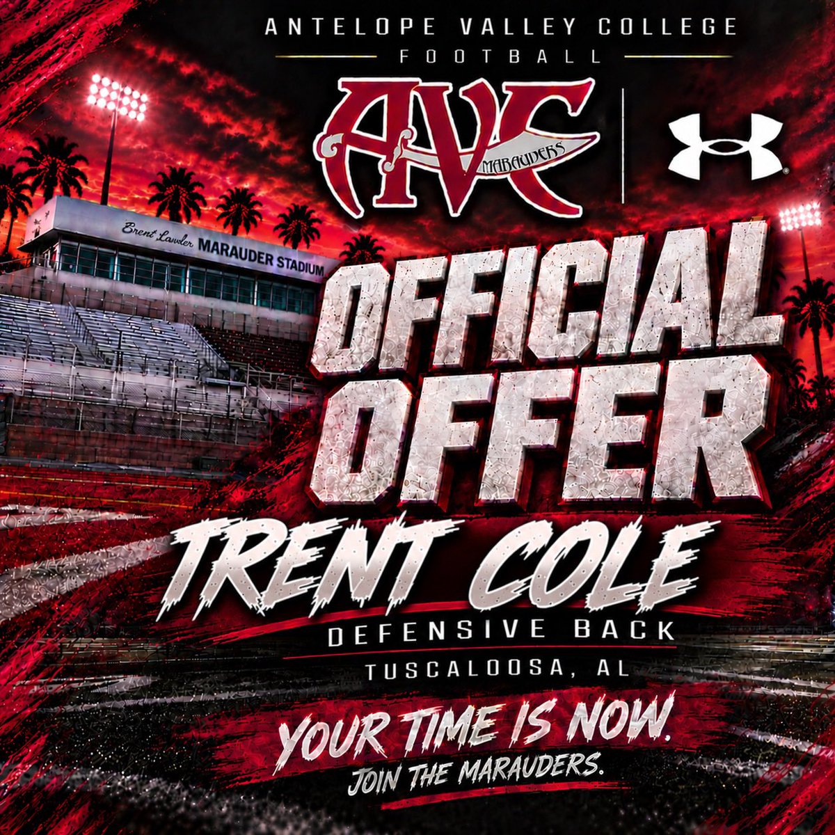 TrentCole1K's tweet photo. #agg Blessed to receive my 13th offer from Antelope Valley College!! @CoachBryceAVC @PrepRedzoneAL @SipseyValley_FB
@HallTechSports1 @baylorhugheyy https://t.co/gb8t9rpESl
