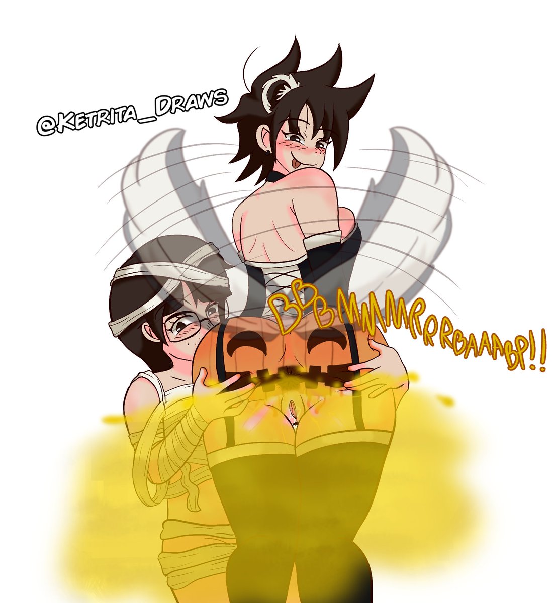ketrita_draws's tweet photo. When I get excited, my tail wags 🥰🥰 https://t.co/iNojwA9Qwc