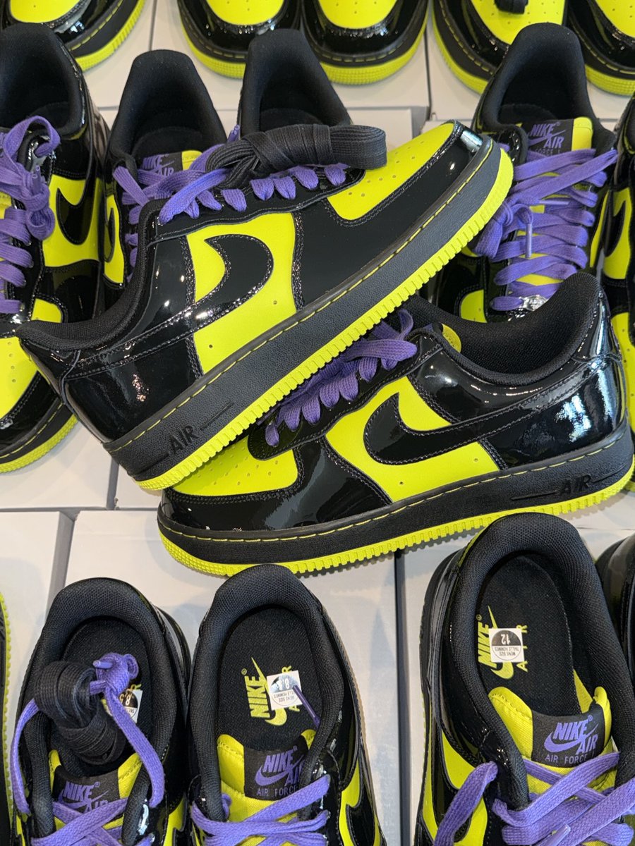 houseofheat's tweet photo. First Look: Nike Air Force 1 Low Patent 'Joker' 🃏

📅 Holiday 2026 https://t.co/rxddEjlqsS