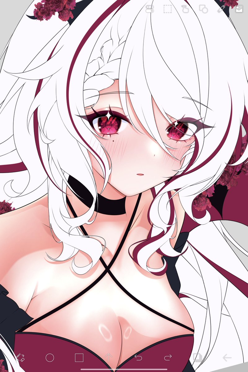 strawveni's tweet photo. Pretty roses 🌹
#wip #vgencommission #VGenComm #Commission https://t.co/UmpyITug9r