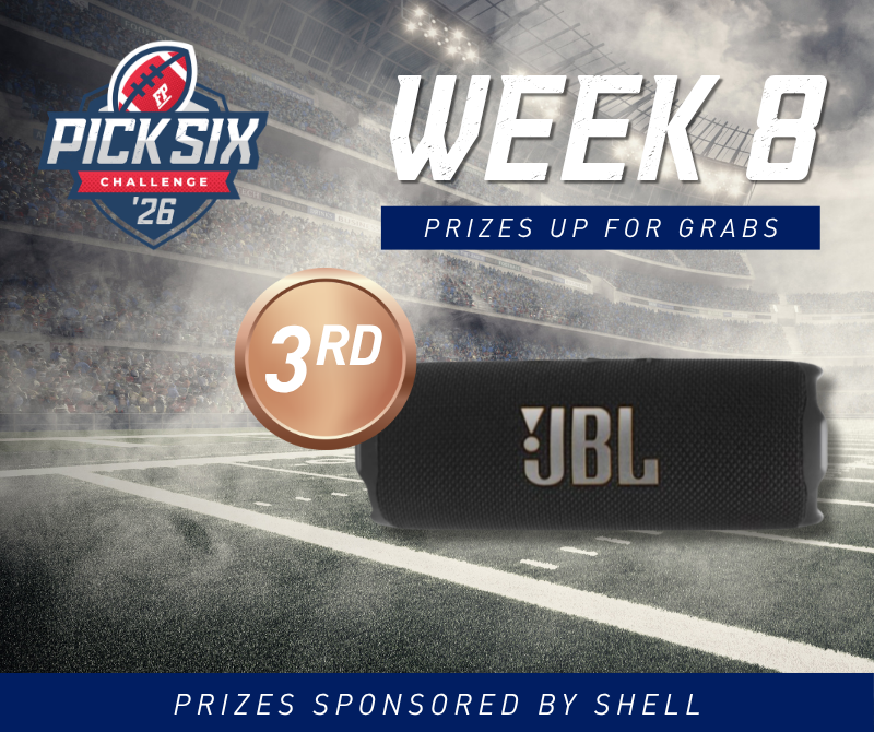FleetPrideInc's tweet photo. The competition is heating up, and #ShellRotella is helping Week 8 run strong! π₯π
Put your football knowledge to the test - your winning picks could earn you some epic rewards! π€©
Make your picks now β‘οΈ https://t.co/xWCZTU8YHQ
#MakeYourPick #PickSixChallenge #FleetPride https://t.co/FfEL6XiLYv