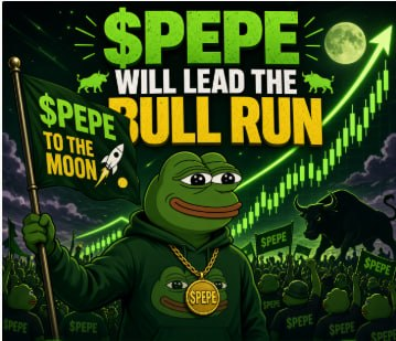 BitGeorge_'s tweet photo. $PEPE WILL lead the bull run https://t.co/a9x6ZvjjZ5
