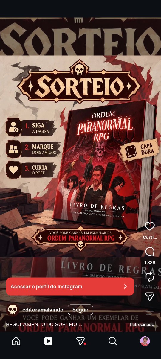 LuizEdu83544134's tweet photo. Porra cara, meter IA pra divulgar sorteio de coisa do ordem é sacanagem já.
@jamboeditora 
@cellbit 
@OrdemParanormal https://t.co/fQblvK8N08