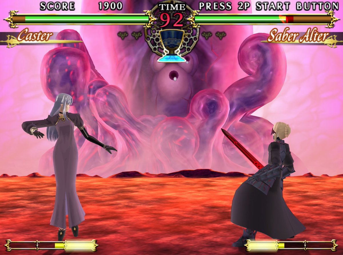 abyss's tweet photo. Fate/Unlimited Codes English Translation Complete + PSP Costumes added https://t.co/WVTFk87Ra7