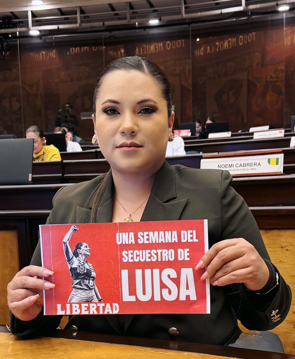 SoloCORREISTAS's tweet photo. 🇪🇨🇪🇨🇪🇨 COMPARTIR ‼️ 

LUISA LIBRE ! https://t.co/8TRHa6QHnN