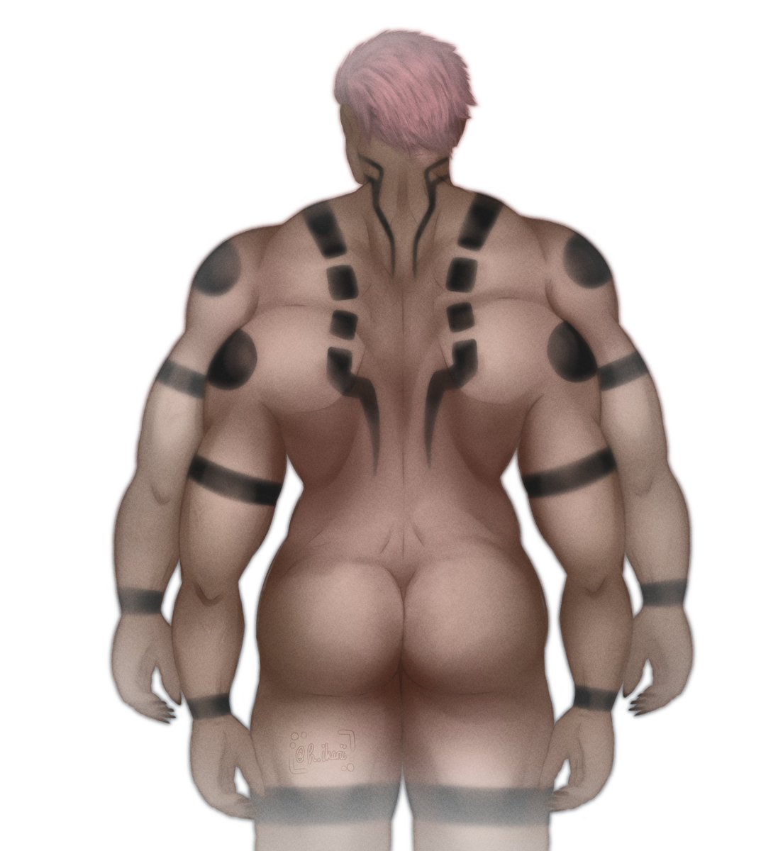 hikarii_arts's tweet photo. True form Sukuna back view with a juicy ass 🍑
#Sukuna #JJK 

Might make the front view too... 👀 https://t.co/cNi2Rxkbix