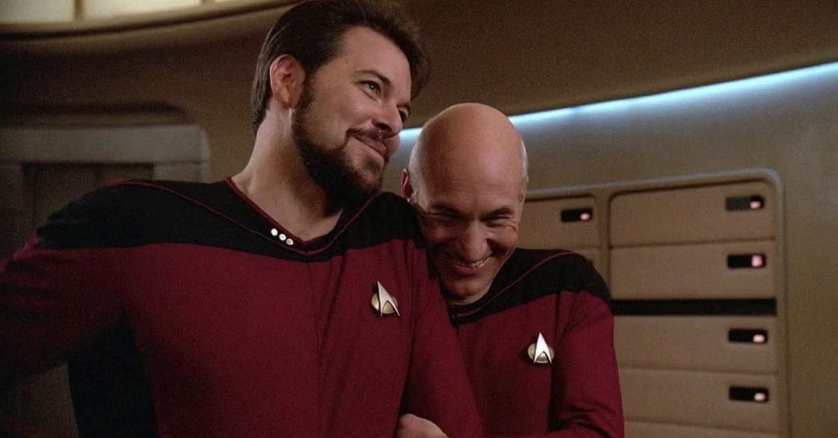 Variety's tweet photo. Commander Will Riker actor Jonathan Frakes pays tribute to his “Star Trek” co-star Patrick Stewart:

“There’s no one on this planet that I have acted with or directed more often than my late great friend Patrick Stewart. He will be with me forever. May he rest in Peace.”

https://t.co/P2e24v8Ymy