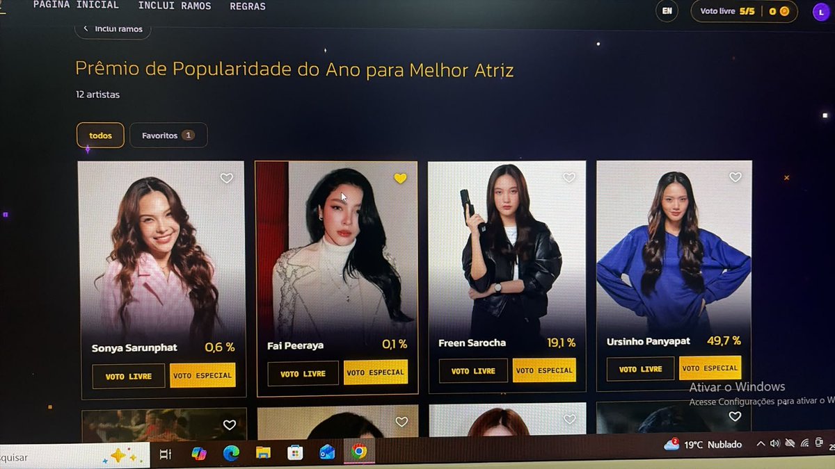 FayeAtomHuB's tweet photo. 📢FAYEMILY, VAMOS VOTAR NA FAYE?*

Estão abertas as votações para o THE VIRAL HITS AWARDS 2026 – 3º Aniversário! ✨🏆

Vamos apoiar a Faye Peraya em duas categorias e também a série BROKEN (Of) LOVE!

🏆 Melhor Atriz
🗳️ Vote em Faye Peraya 💛🌻

🏆 Ícone da Popularidade
🗳️ Vote em Faye Peraya 💛🌻

🏆 Drama ou Série do Ano
🗳️ Vote em BROKEN (Of) LOVE ⚡️

✨ A votação é gratuita! Você pode ganhar 5 pontos de votação por dia. Vamos aproveitar essa oportunidade e votar diariamente para fortalecer nosso apoio à Faye e à série!

🌐 Vote pelo site: https://t.co/l6YQJ4hcjr

📱 Você também pode acessar a votação escaneando o QR Code.

🗓️ Votação aberta de 22 de outubro até 20 de janeiro de 2027.

Cada voto conta!