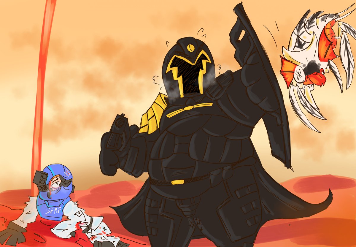 steeltrooper69's tweet photo. Day-29 Protect Heavy, heavy duty
@helldivers2

#inkdivers2026 #Helldivers2 #Helldivers2art #OCㅤㅤ https://t.co/uB1CJucdIU