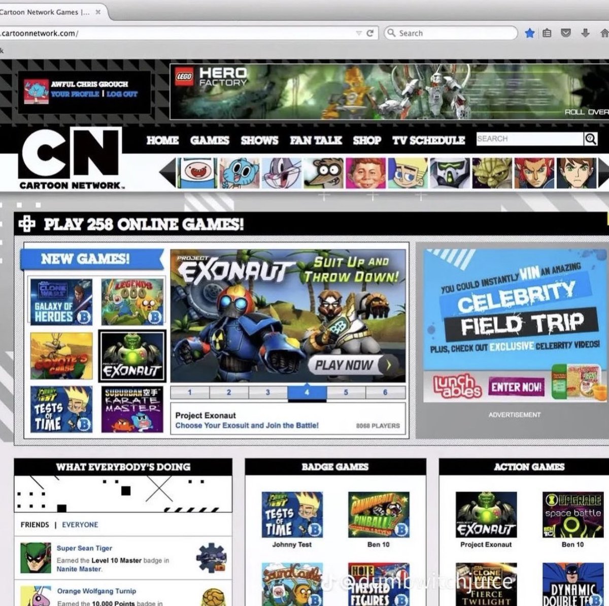 HadesGum's tweet photo. When CartoonNetwork website use to be fun 🥺 https://t.co/17MIekmG8Z