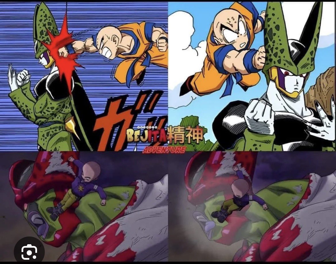 Eater9Sun's tweet photo. Was cell Max even that strong! The so-called strongest in the universe at the time https://t.co/bZgeapCcxL
