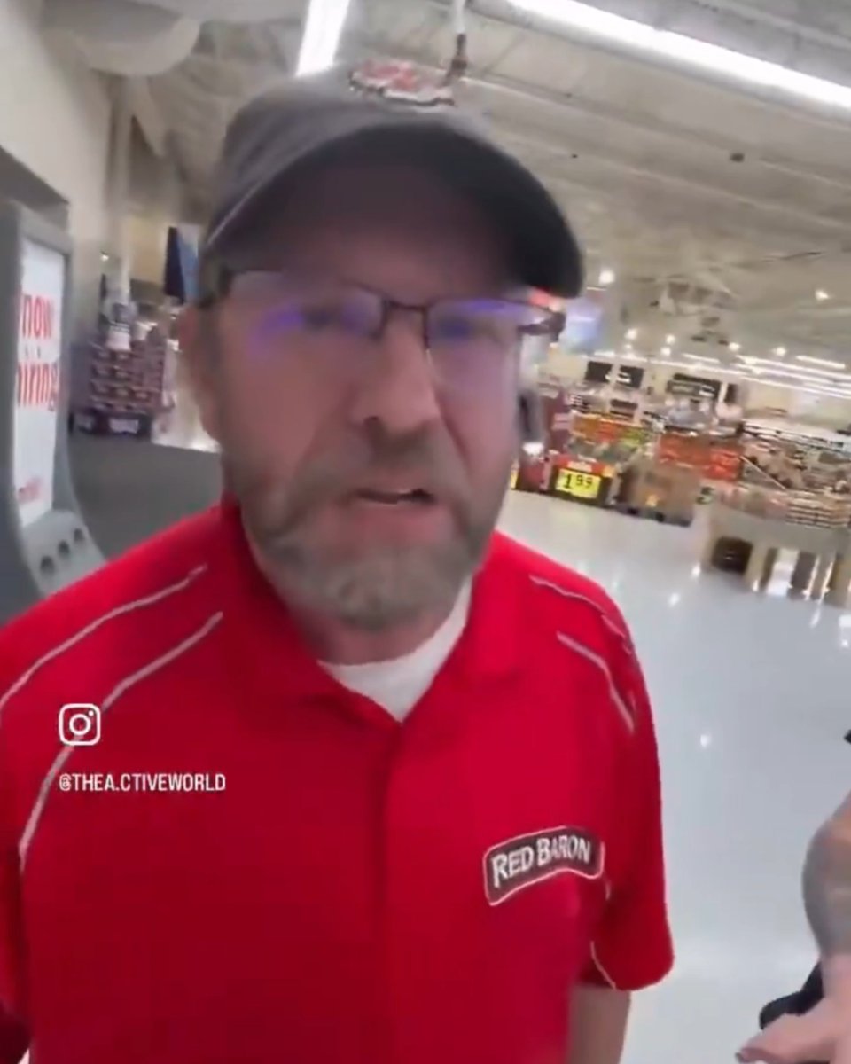 CollinRugg's tweet photo. NEW: Red Baron Pizza insinuates that 'Walt Z,' the Red Baron worker who went off on an influencer who harassed him in a store, has been named Employee of the Month.

"He’s still here. He’s got a fan club. Including us," @redbaronpizza announced.

Over $325,000 has been raised for the struggling, hardworking Michigan father of four.