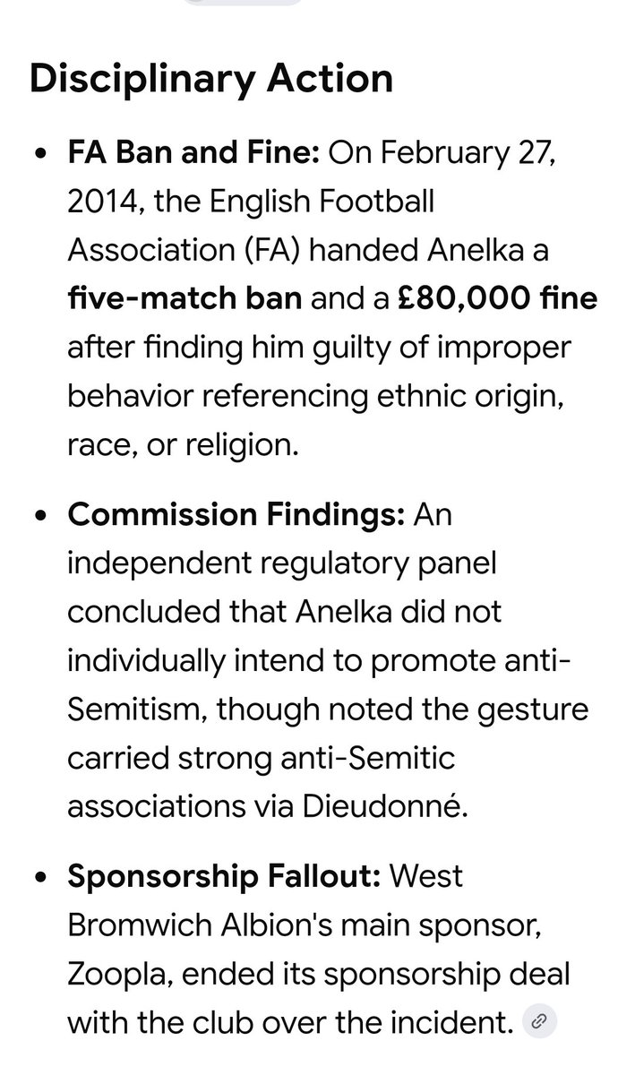 plantmoretreez's tweet photo. Wait, France penalized a footballer, Nicolas Anelka, for copying a hand gesture created by a comedian as a joke to tease Zionism? Thought freedom of expression is all the rage lol. https://t.co/YAxiyIGk0Y