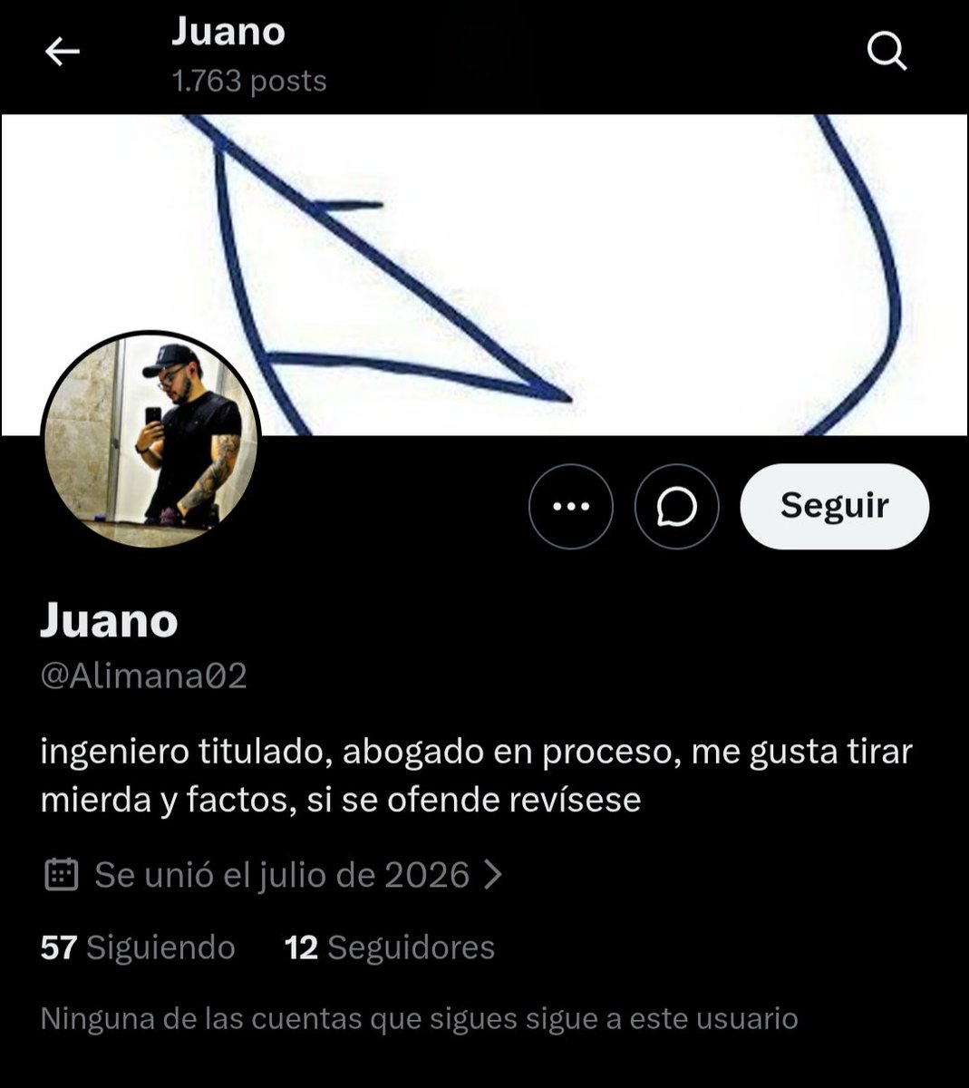 Jose_9Andres's tweet photo. @Alimana02 @WestCOL @Pepguardiolis A mí me importa una mierda que sepan quién soy, pero tampoco tengo la necesidad de mostrar la cara porque si, y menos por un idiota como al que defiendes. Pena debería darte a ti con esa descripción "me gusta tirar mierda y factos" imagínate encontrar al ingeniero escribiendo eso https://t.co/nT951KZTGZ