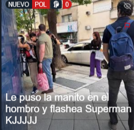 DevoxPeron's tweet photo. No contento con romper las bolas todo el día por las redes ahora vende humo con ser un justiciero JDJAJSJAJAJA son de terror estos gordos libertarios https://t.co/4Y3bC4nDz9