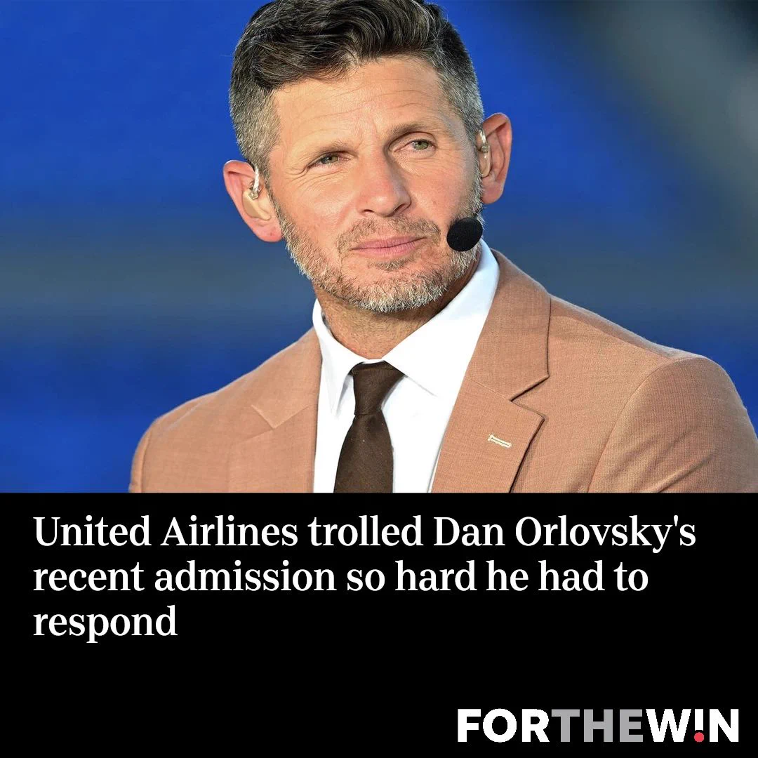 United Airlines trolled Dan Orlovsky's recent admission so hard he had to respond