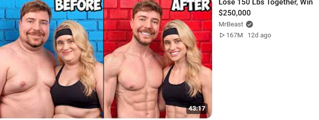 Fiveoats's tweet photo. Imagine being mrbeast's thumbnail creator and he asks you to make him big and round for mutiple thumbnails https://t.co/CBdRHQAyUa