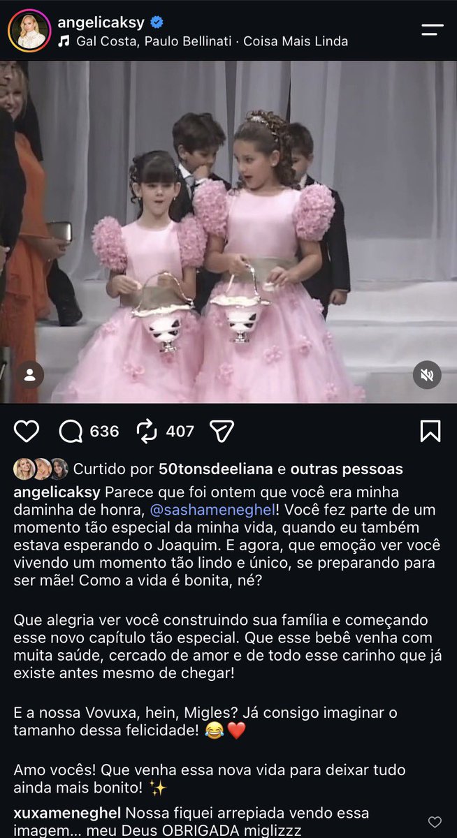 NuclearHilton's tweet photo. Genteeee e a Angélica que fez o momento da Sasha ser sobre ELA. 🤡 Bem diferente da @Eliana que fez um post lindo sobre a notícia exaltando a Xuxa e os pais. Bravo! 👏🏾 https://t.co/4Ug54me7pY