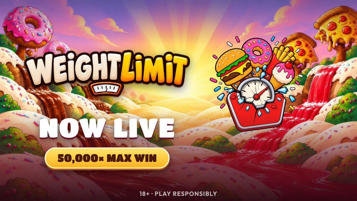 HeftySlots's tweet photo. Weight Limit, our first-ever slot, is NOW LIVE on @Stake! https://t.co/mS4kkzN03D