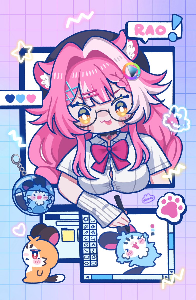 uchuuusagi_'s tweet photo. 💙🩵🩷
#RaorArt #CasualRao https://t.co/kb9NoXVoJp