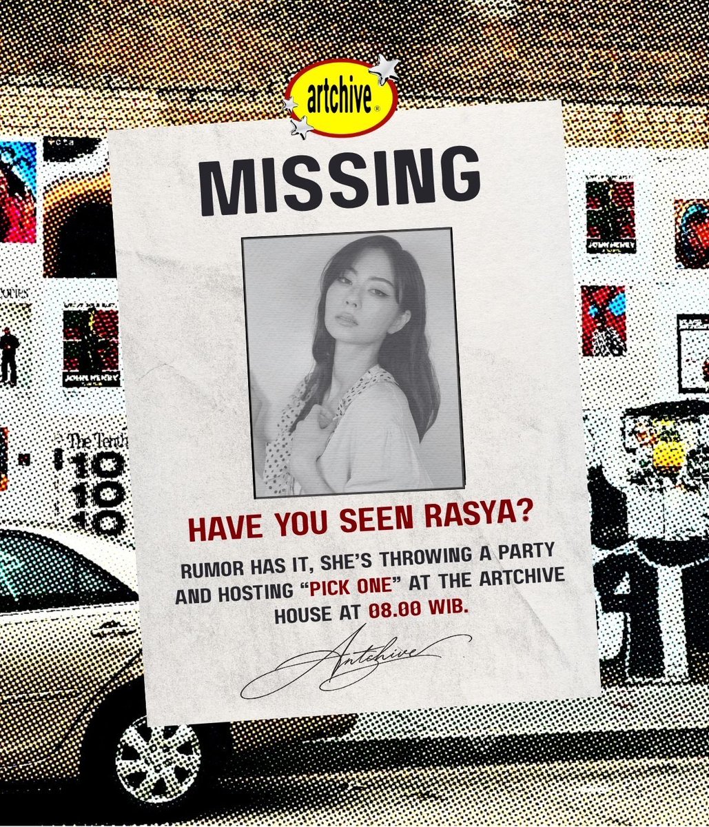 folkLAUREEEN's tweet photo. ⠀

So… RASYA's got something planned for today. “PICK ONE” at 𝘁𝗵𝗲 𝗔𝗿𝘁𝗰𝗵𝗶𝘃𝗲 𝗛𝗼𝘂𝘀𝗲, anyone? You know damn well this could go either way.

👤: RASYA
⏰️: Fri, 30 OKT, 08.00 WIB

Pull up. Let's see who folds first. © 𝗧𝗵𝗲 𝗔𝗿𝘁𝗰𝗵𝗶𝘃𝗲, 2026.

⠀ https://t.co/19PyVZ2pq2
