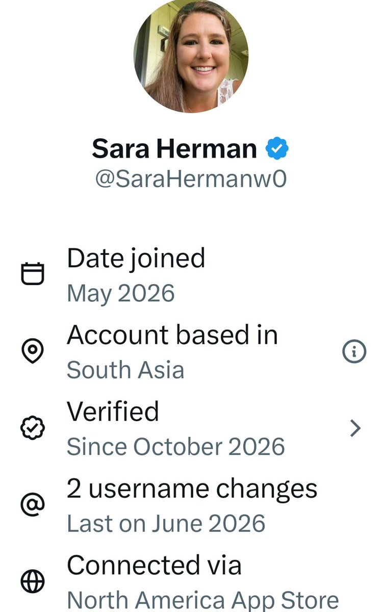 oregonianone's tweet photo. South Asian spam, not MAGA
@SaraHermanw0 https://t.co/Wu2GjtBWud