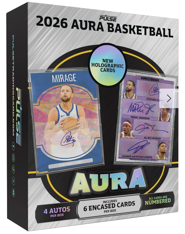 GoGTSLive's tweet photo. We have a box of 2026 @Pulse_Cards Aura Holographic Basketball and we're opening it RIGHT NOW on The Hobby's Web Show!

LIVE VIEWERS will WIN CARDS!

Join us NOW at the link in our bio https://t.co/YvdCagIFSv