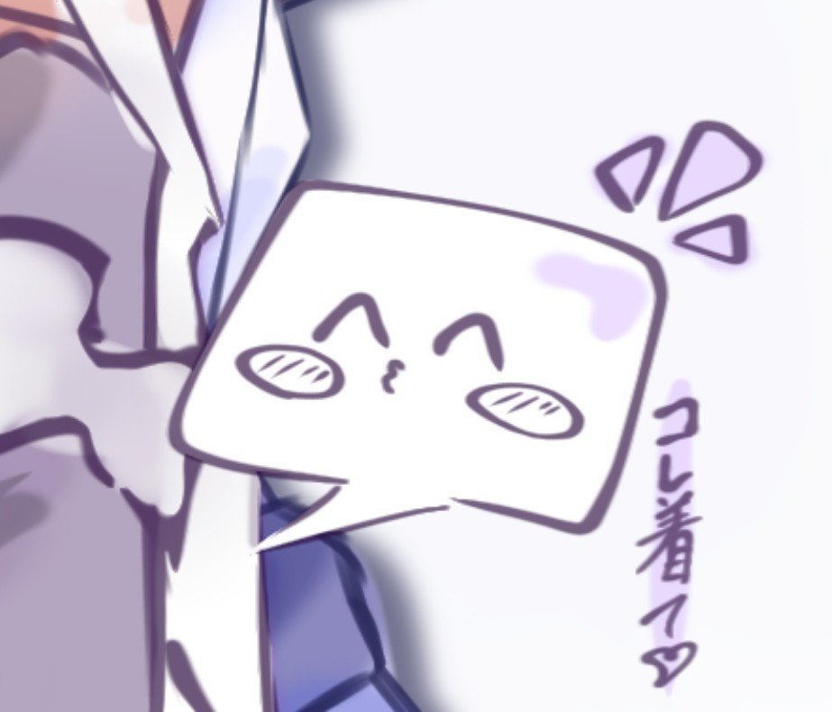 sub_Rael's tweet photo. しばらくはド健全イラストにしときますね、例のイラスト？消しませんよこいつのこと気に入ってるので https://t.co/lBfON4yJCN