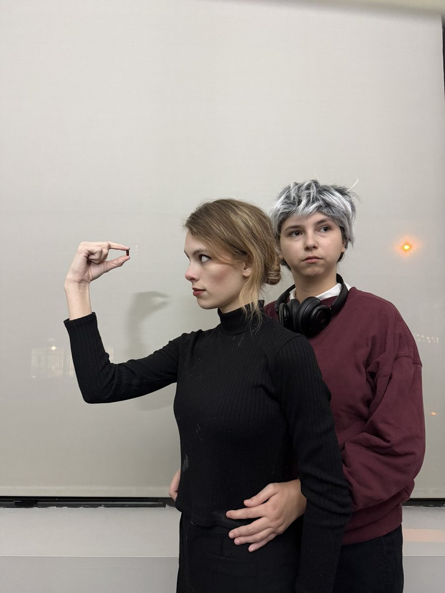 milkylewinsky's tweet photo. i hate #gayhalloween what do you mean you’re nathan fielder &amp; elizabeth holmes but lesbians https://t.co/uEe5UBWqmI