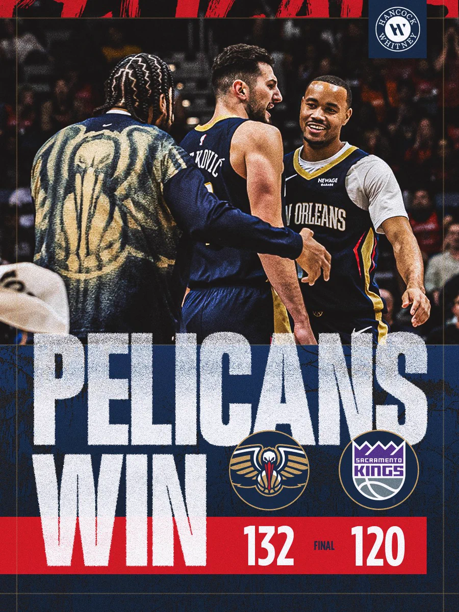 Pelicans 132-120 Kings | NBA Regular Season