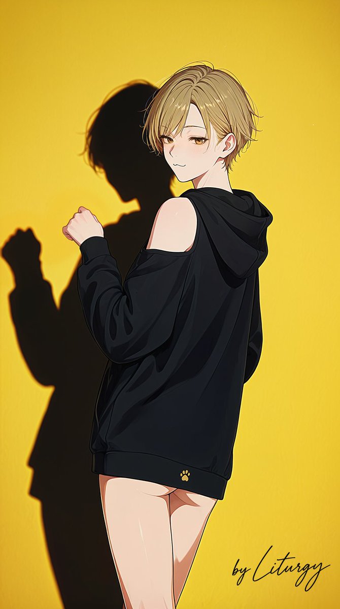 FemboyArtClub's tweet photo. 💛 OC in a hoodie #3 💛

Join the club for more: https://t.co/q87GKxBLY4

#femboy #yaoi #BL #originalcharacter #AIart #hoodie https://t.co/WwjthGmeV6
