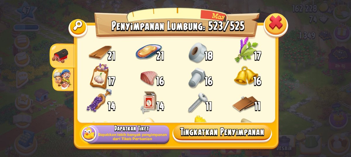 dokejakim's tweet photo. wts akun hayday lv47, aktif dipakai sampai hari ini, udah connect supercell (ce email), ada 7 card belum dipake sama 74dm 

35k #zonauang https://t.co/xb1E1KcEcD