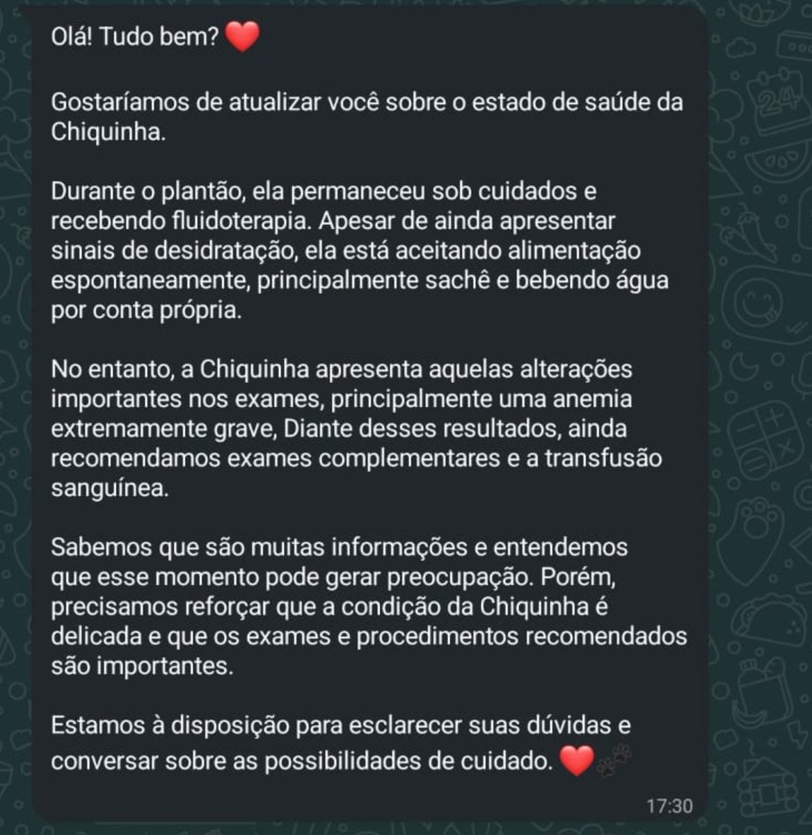 gleimed's tweet photo. 🚨O valor da arrecadação está mantendo chiquinha internada, com medicações e exames periódicos. Ela precisa URGENTEMENTE de transfusão sanguínea.🚨

Resolvi abrir uma vaquinha pra isso em específico. Ela só tem até no máximo dois dias!

https://t.co/hlwF8xx8QG https://t.co/NmiIriaQ9W