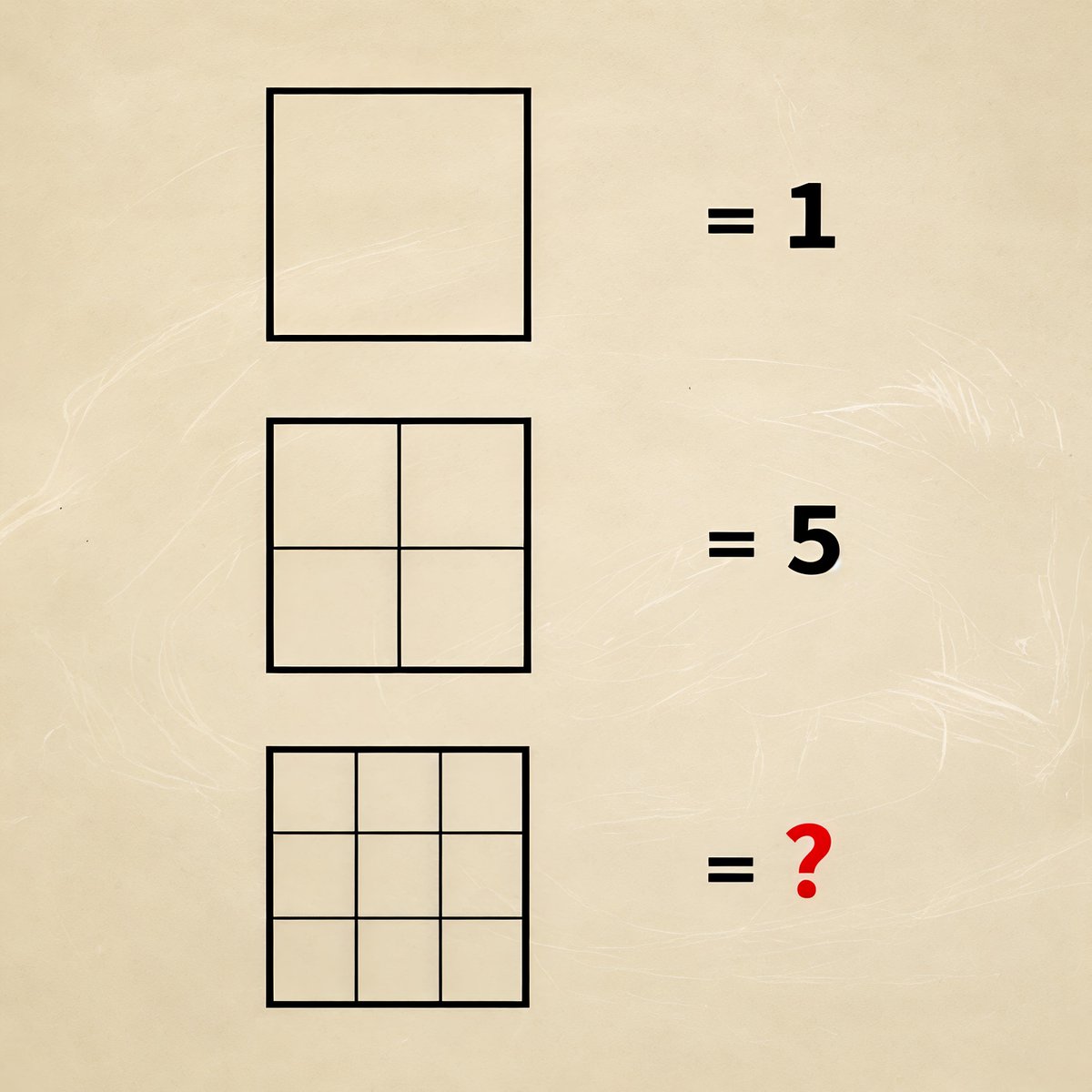 ESmithz21277's tweet photo. Your eyes see the squares, but can your brain find them all?

Let’s see how sharp your mind really is. https://t.co/btifVKcta6