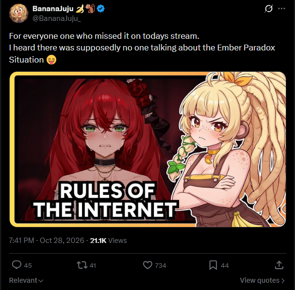 FemboyIdeas's tweet photo. "hey, a guy who was pretending to be a woman was sexually engaging with real female vtubers and it made her very uncomfortable finding out it was a man using a voice changer what do you gotta say about this?"

"uhm, rulez of teh internets lawlz!!"

??????????????????????????????? https://t.co/HcyZ2BmNKm