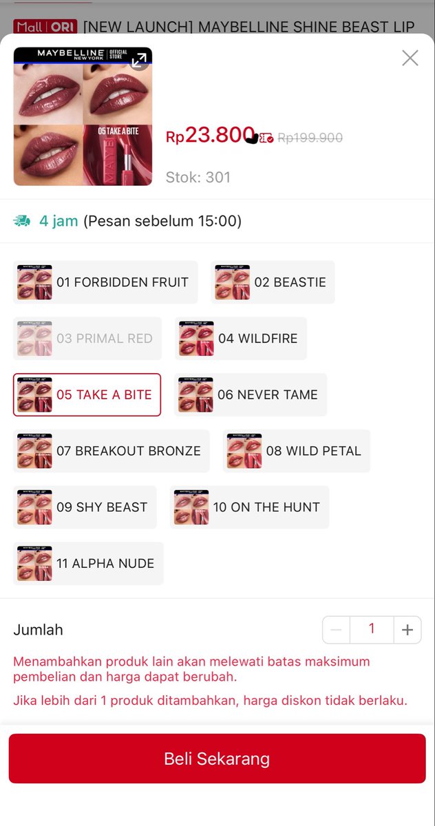 DISKON_FESS's tweet photo. CEPEETT LIPEN MAYBELLINE 

normal 100an
https://t.co/3johXvRaAq https://t.co/1swiompxGO