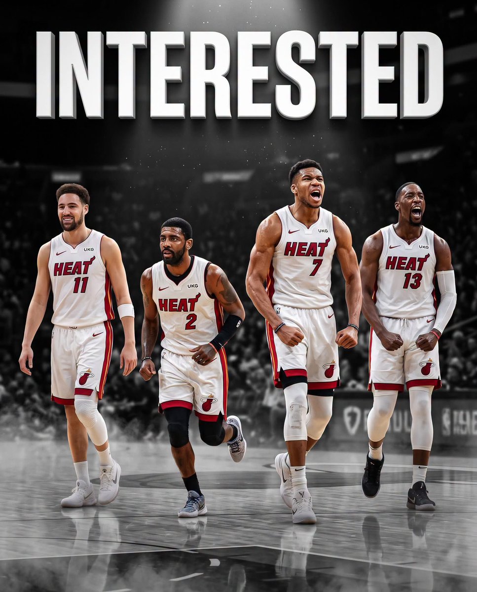 BBallGround's tweet photo. Kyrie Irving is reportedly interested in joining the Miami Heat.

"I think we’ve both heard he’s interested in playing down in Miami. I also know Spoelstra holds him in very high regard. All indications are this is a place he’d be comfortable." https://t.co/Occc63GxgI