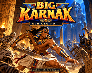 Asic28's tweet photo. Two Gaelco arcade classics, reborn on the SNK Neo Geo!  

🏺 Big Karnak (1991) – $2.99 
📷 Biomechanical Toy (1995) – $3.99 
🔥 Both games for just $4.99!

Available here :

https://t.co/AcI5Q3dPFg
https://t.co/qFPNb8gilr

📷#NeoGeo #SNK #RetroGaming #Arcade #Homebrew https://t.co/jUh9y6crVd