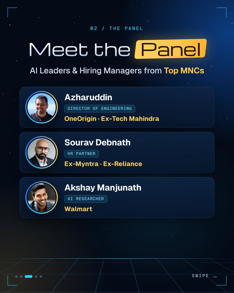 InterviewTrix's tweet photo. New hiring rules, now revealed ⚡ InterviewTrix Launch Event, live and free on Sat 31 Oct, 7 PM IST. Ask the panel live, win Claude Pro or a ₹2,000 Amazon voucher 👇 https://t.co/kmytTHIPPg #Hiring #AI https://t.co/W3QMtpU27G